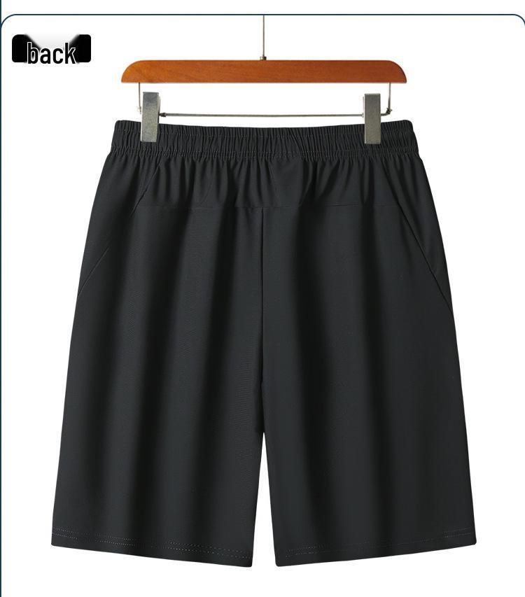 Summer Boys' Mid-Length Casual Quick-Dry Shorts - Lightweight, Breathable Ice Silk for Sporty Kids.