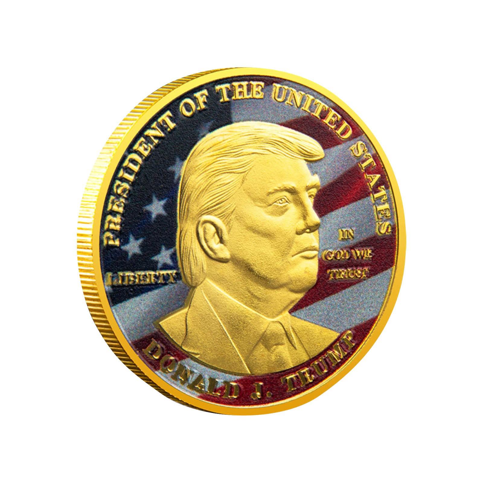 

Памятная монета Биткоины Виртуальная валюта Чистое золото и серебро Памятная медаль Живописные места Монета One Size золотой