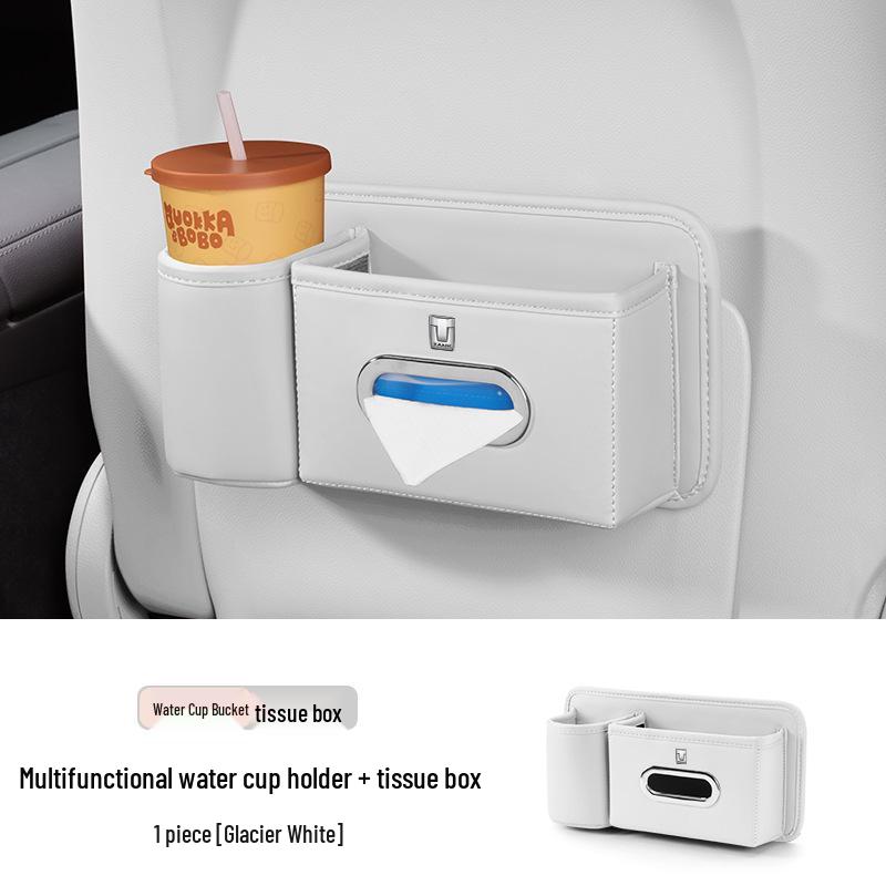 Tank Car Seat Back Multi-Functional Storage & Cup Holder Organizer