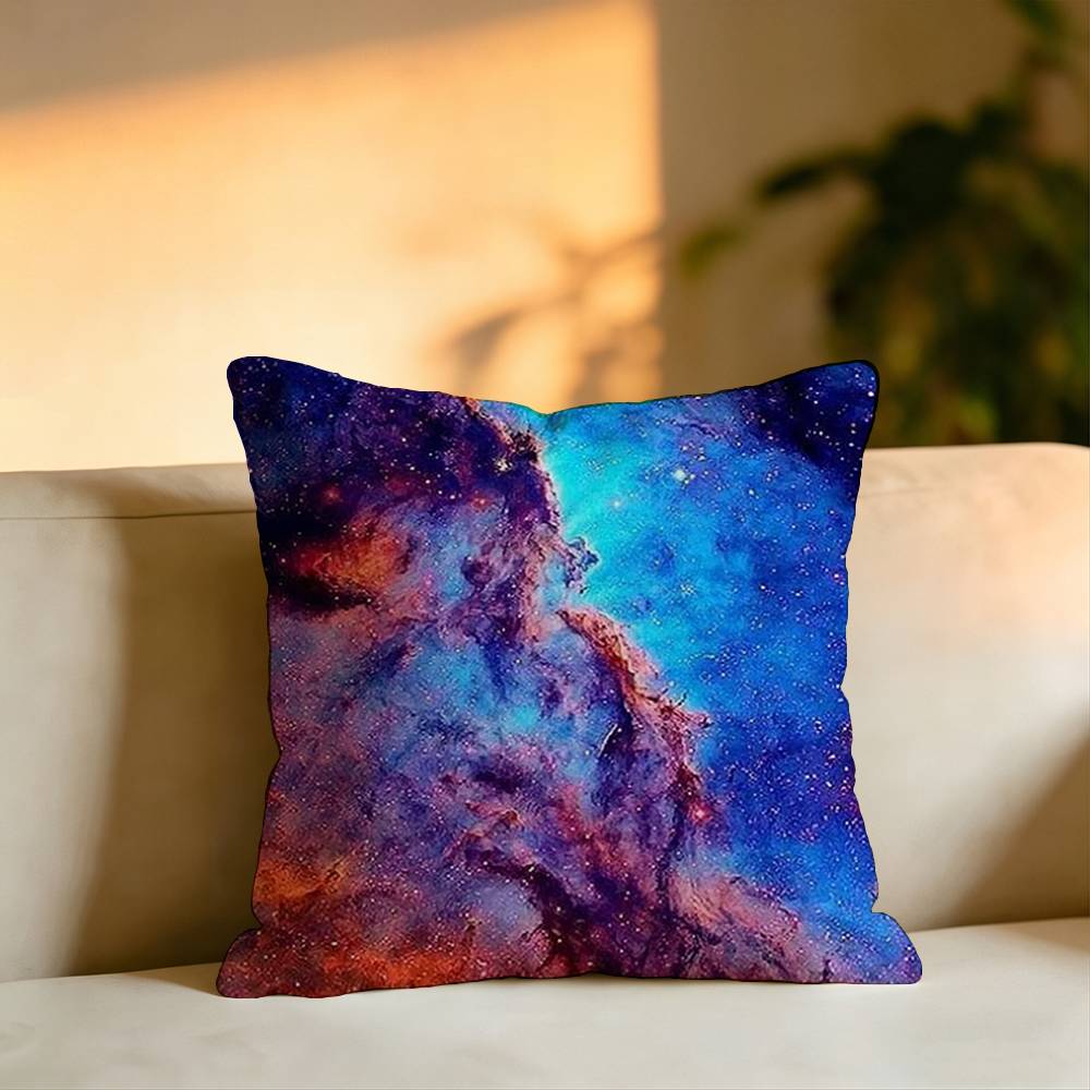 Minimalist Starry Sky Square DoubleSided printed Pillow Case Bedroom Bedside Pillow Sofa Cushion Cover
