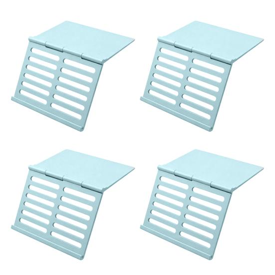 1/4Pcs Mahjong Card Holder for Table, Under-Mat Slide-in Mahjong Card Stand, Foldable Angled Viewing Display Rack, 3D Printed Table Accessory
