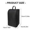 Breathable Sports Shoe Storage Case Water Resistant Zippered Canvas Footwear Organizer with Reinforced Handles