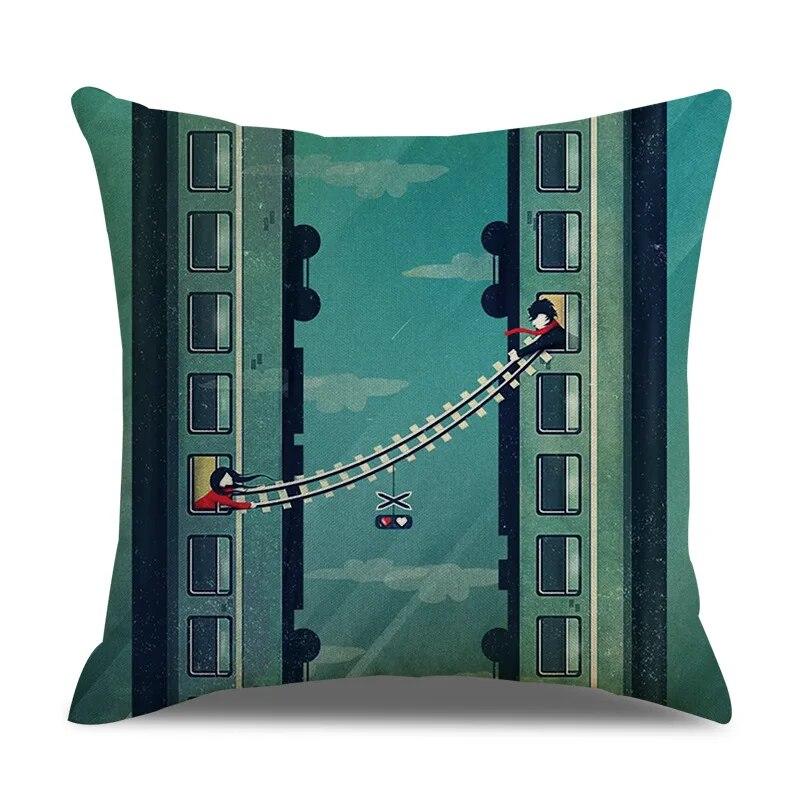 Dream Pillowcase Car Sofa Cushion Cover Home Decor