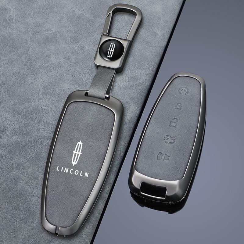 Premium Key Cover Compatible with Lincoln MKT and 2011-2013 Lincoln Navigator, with High-End Buckle