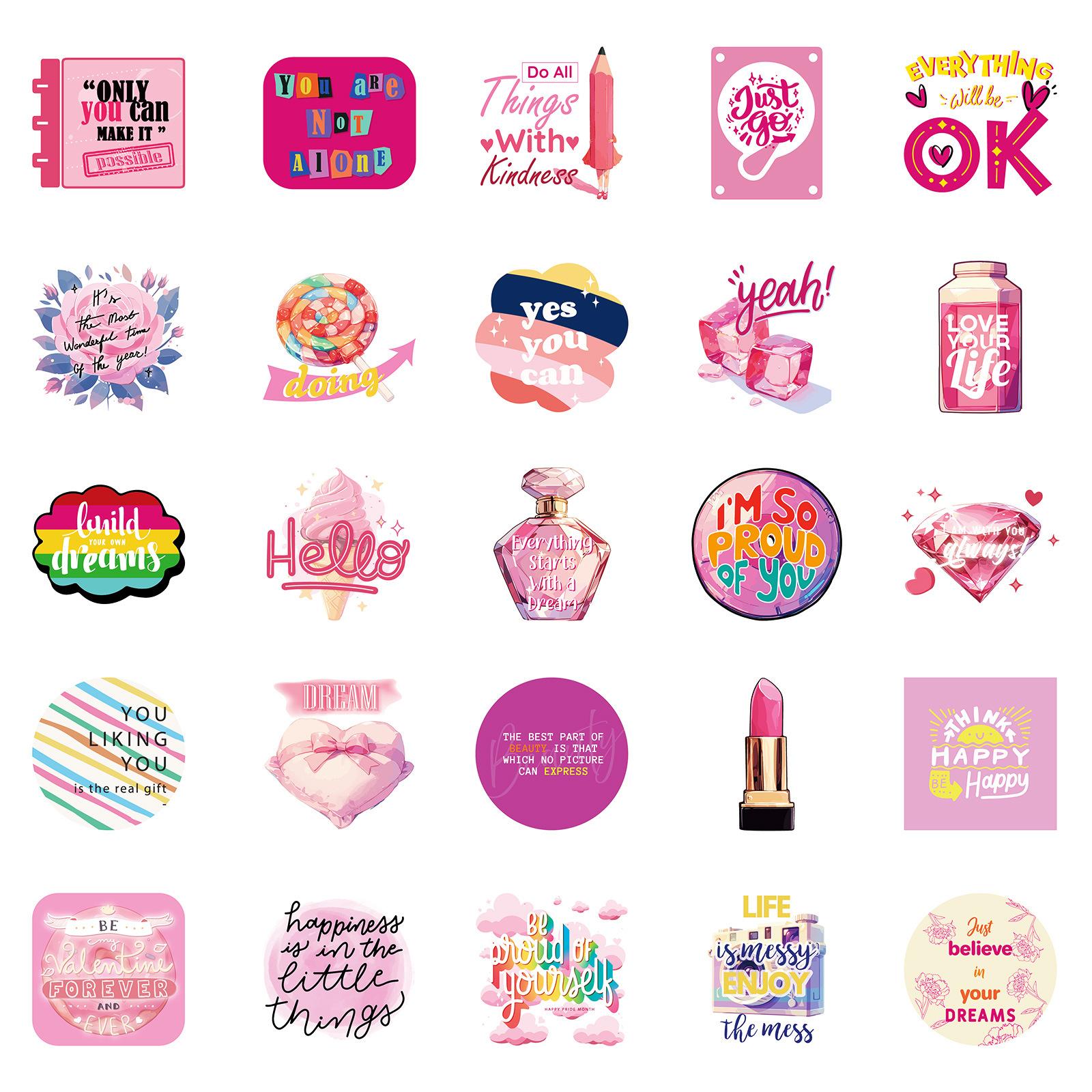 

50 милых розовых девушек с ветром, золотая рыбка, любовь, текст на видео, сделай сам, блокнот, стакан для воды, наклейка на ветру