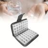 1pc Pill Case 14 Days 56 Compartments Pill Box/Pill Organizer Large Capacity Medicine Storage Case For Home Travel Office