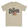 Unisex Womens Punch Monkey Be Brave T Shirts Pure Cotton Tops Casual Short Sleeve Round Neck Tee Shirt Plus Size TShirts