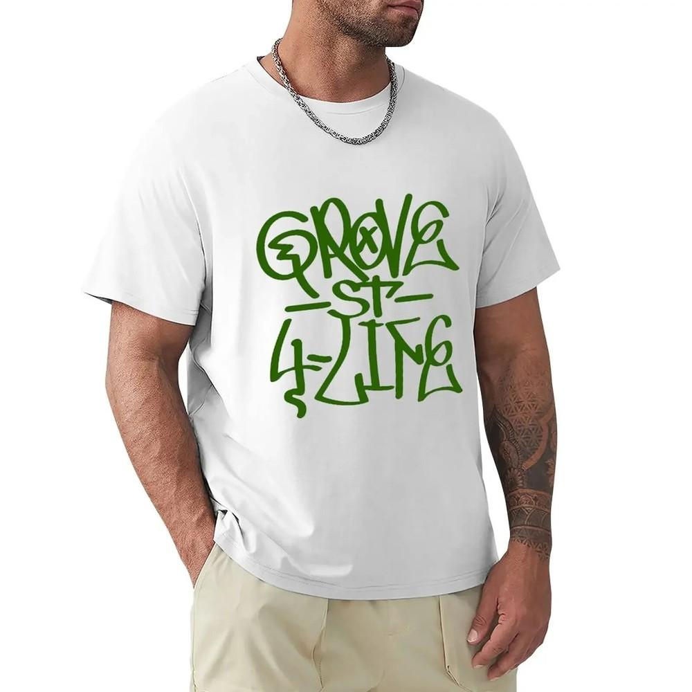 

GTA SAN ANDREAS Grove St. TShirt 4 Life Graffiti M6XL Unisex T-Shirt XXL
