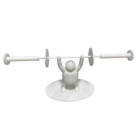 

Держатель для туалетной бумаги для тяжелоатлета, держатель для рулона туалетной бумаги в виде штанги, напечатанный на 3D-принтере