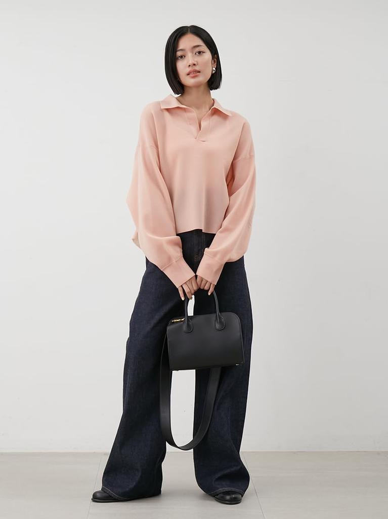 Mira Owen Wide Denim Pants 09WFP254002 IND 0 High-Waist