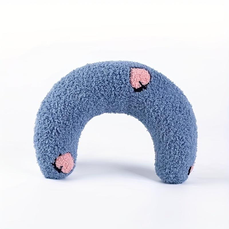Soft Pet Pillow Cushion for Cats Dogs Thick Cotton Sleeping Headrest Comfortable Bite Resistant Pet Bed Accessory