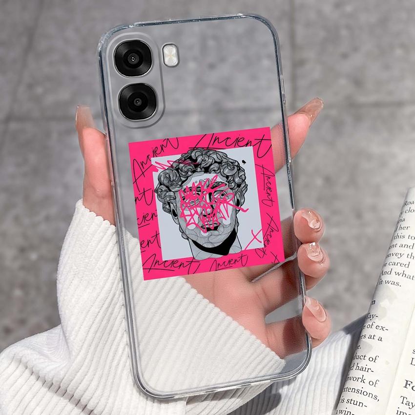 Kompatibilní Pro Oppo A6x A5x A6 Pro A39 K12x Kryt na telefon Roztomilý vzor Malý princ Měkké průhledné silikonové pouzdro s chráničem objektivu Pro Oppo Nárazníkové pouzdro
