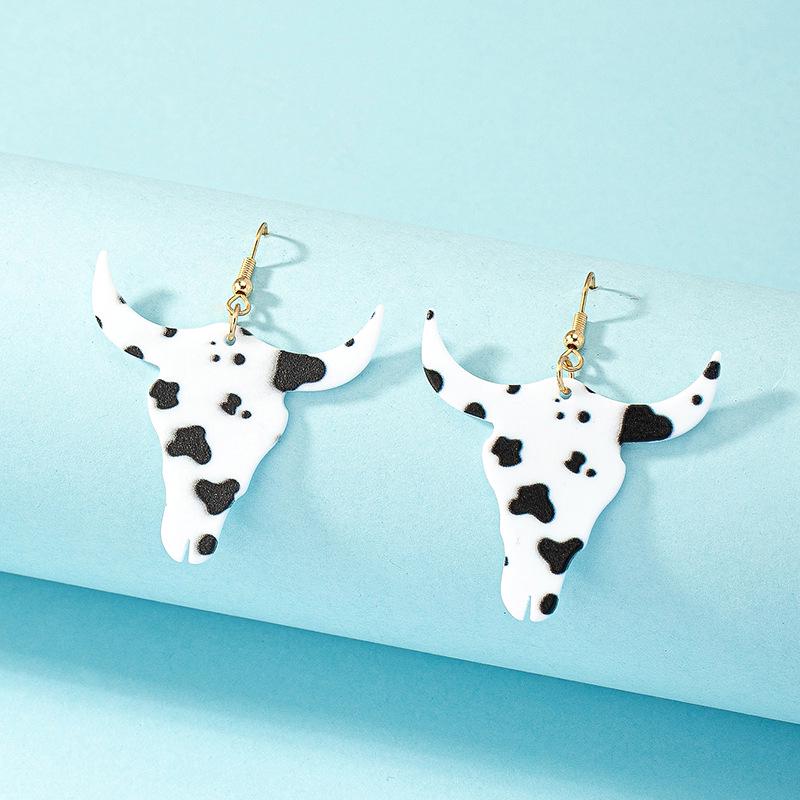 Chic European Large Acetate Dangle Earrings - Summer Fresh Style
