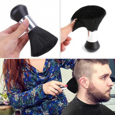 Barber Duster Brush Soft Nylon Bristles Broken Hair Cleaning Brush for Hair Cutting & Shaving Professional Haircut Brush for Hair Salon Hairdressing