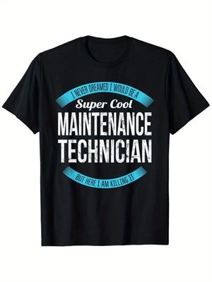 Maintenance Technician T-Shirt Gifts Funny T-Shirt by Maintenance Technicia