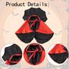 Stand-Collar Halloween Pet Cape Adjustable Dogs Wizard Outfit Cool Pet Cosplay Costume  Puppy