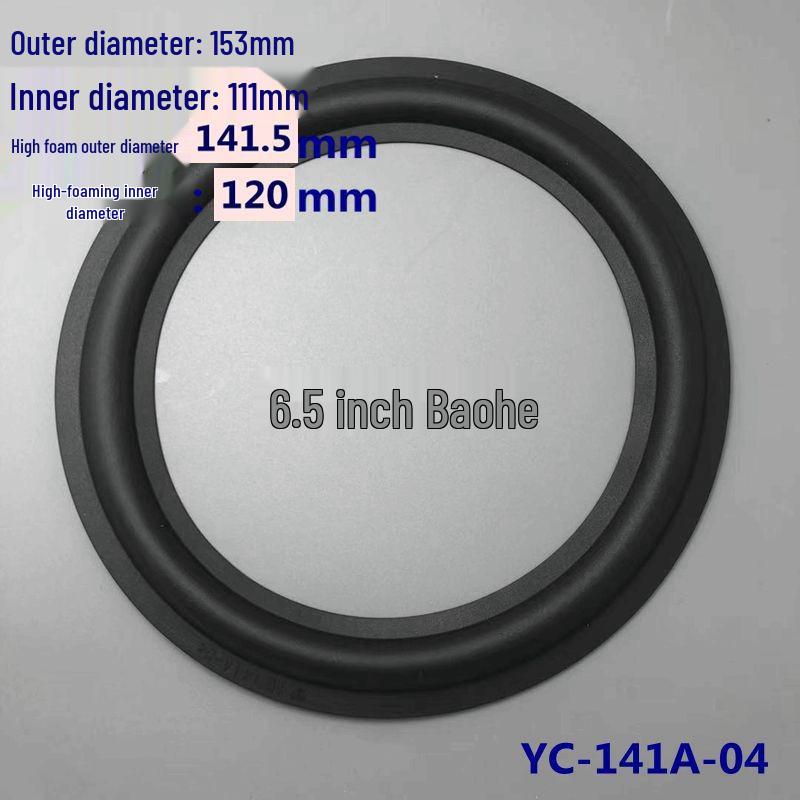 Speaker Repair Rubber Edge: Sizes 1.5/2/2.75/3/4/5/6/7/8/10/12 inches