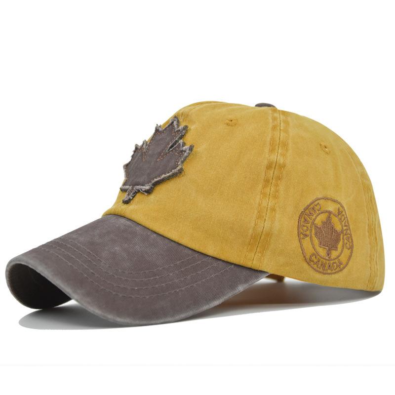 

Embroidery Canada Retro Visor Cap For Men Women Baseball Caps Cotton Soft Top Trucker Sports Climbing Hiking Dad Hat