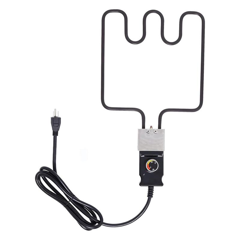 

A25F-1500 Watt Heating Kit With Adjustable Thermostat Cord Controller For Master Built Smokers US Plug
