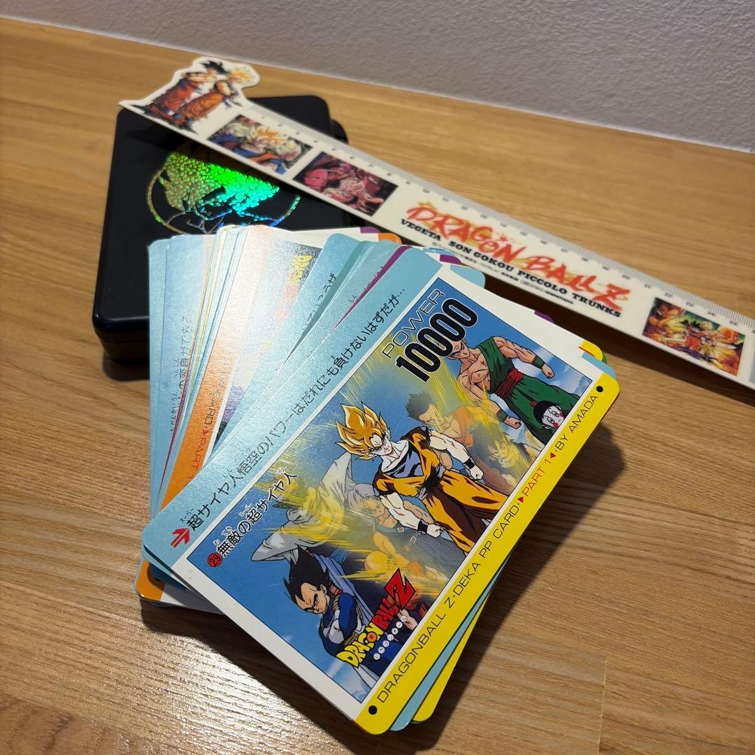 Used Dragon Ball Z PP card set with case
