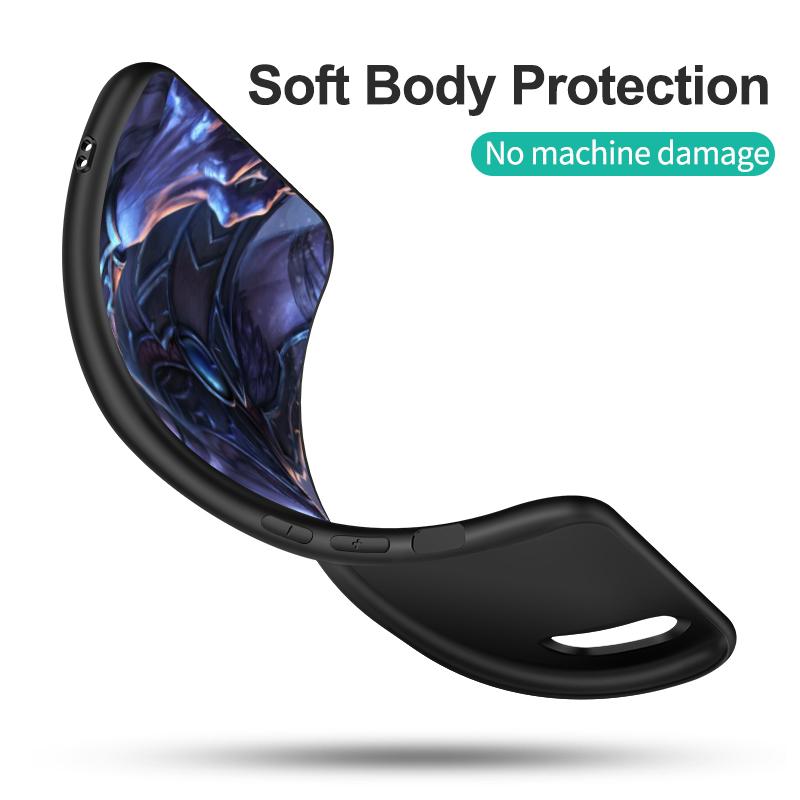 Black Tpu Case For Samsung Galaxy S22 S20 S21 FE PLUS ultra+S10 E Lite Back Cover SMITES GameS