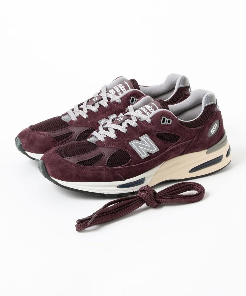 U991AU2 New Balance 991V2 Fremstillet i UK Catawba Grape (Mænds)