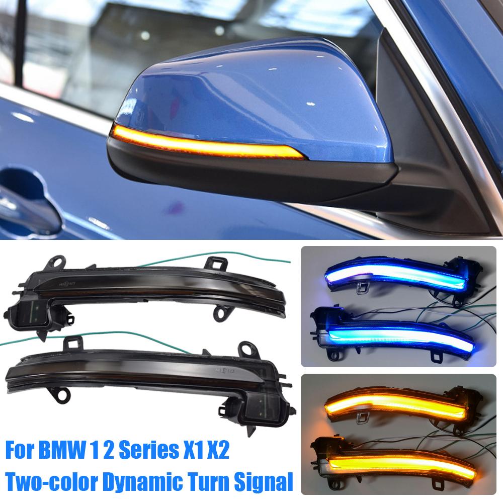 

For BMW X2 X1 F48 F49 1/2 Series F45 F46 F52 Sedan 2016-2018 LED Dynamic Turn Signal Light Flowing Water Blinker Flashing Light