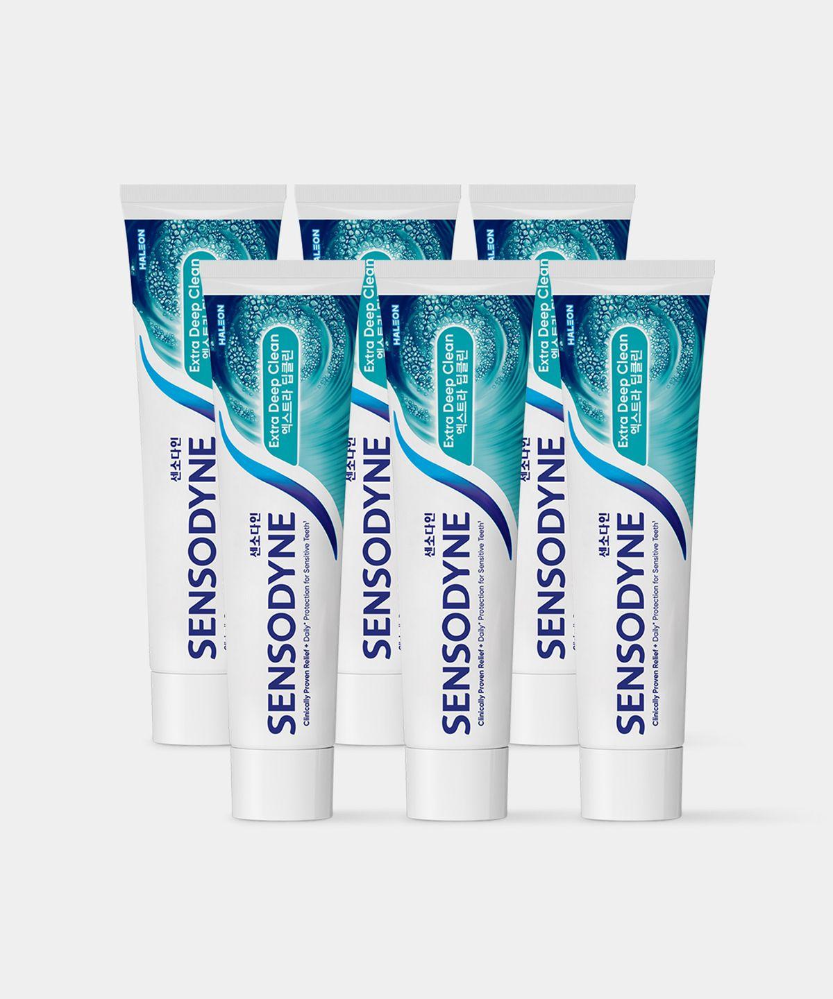 Sensodyne Extra Deep Clean Sensitive Toothpaste 120g x 6