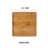 Bamboo Dessert Display Stands & Cake Trays