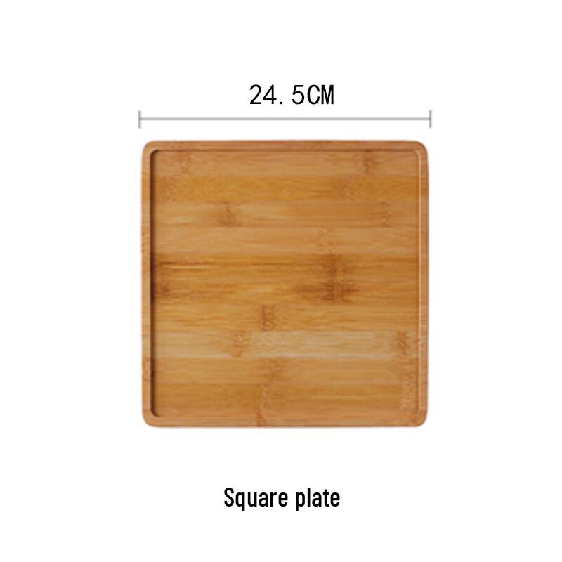 Bamboo Dessert Display Stands & Cake Trays