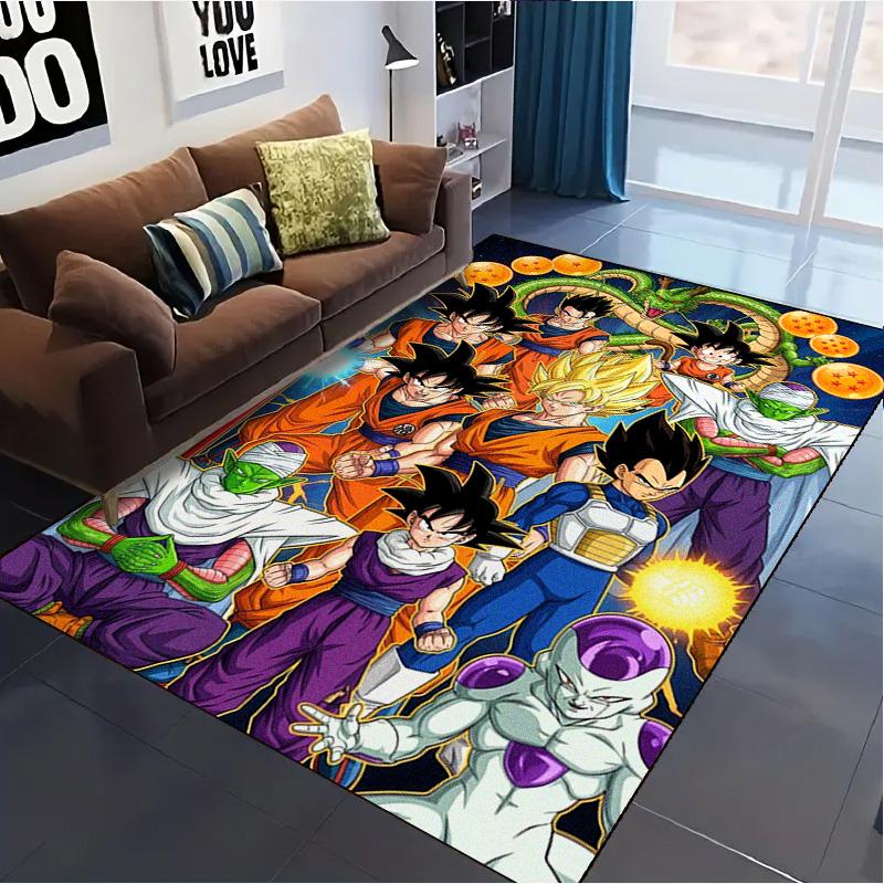 Anime DragonBall Carpet Rug for Living Room Bedroom Home Sofa Decoration,Kids play Non-slip Floor Mat