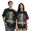 Merlin The Duck Mexico Soccer T Shirt Hip Hop Washed Cotton Oversize TShirts Retro for Men Women Tops Streetwear Summer