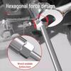 Hexagonal T-Type Manual Torque Wrench with Extended Socket