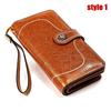Vintage RFID Retro Genuine Leather Women's Long Clutch Wallet