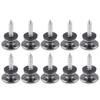 10pcs Electric Guitars Belt End Nail Mushroom Head Iron Guitars Slings Button Professional Parts Musical Instrument Accessories