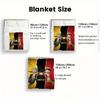 One Piece Cute Flannel Blanket Ultra Soft Lightweight Warm Blanket for Kids Bedroom Nursery Room Decor THW
