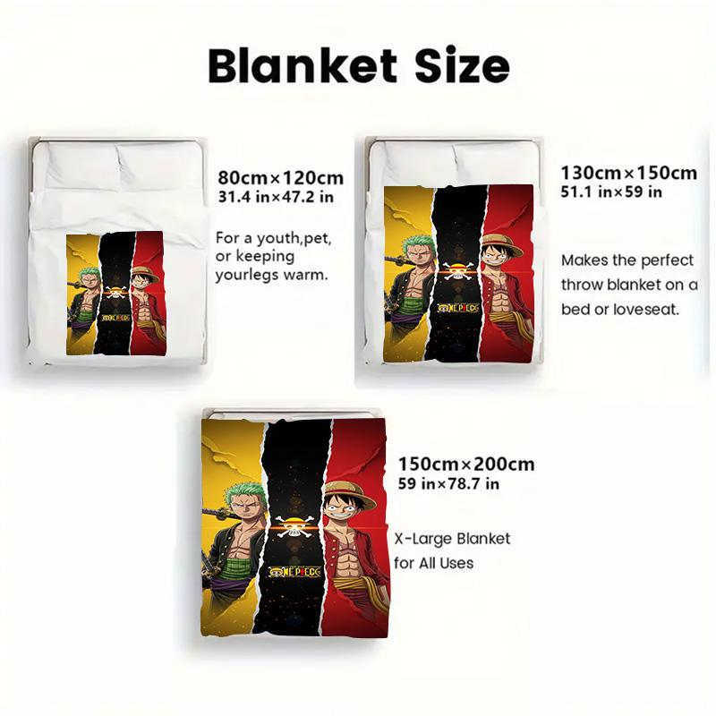 One Piece Cute Flannel Blanket Ultra Soft Lightweight Warm Blanket for Kids Bedroom Nursery Room Decor THW