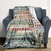 1PC Heartfelt Messages for Granddaughters Blanket, Throw For Sofa, Bed, Travel, Printing Blanket With Soft And Warm Fabric Yy250918186