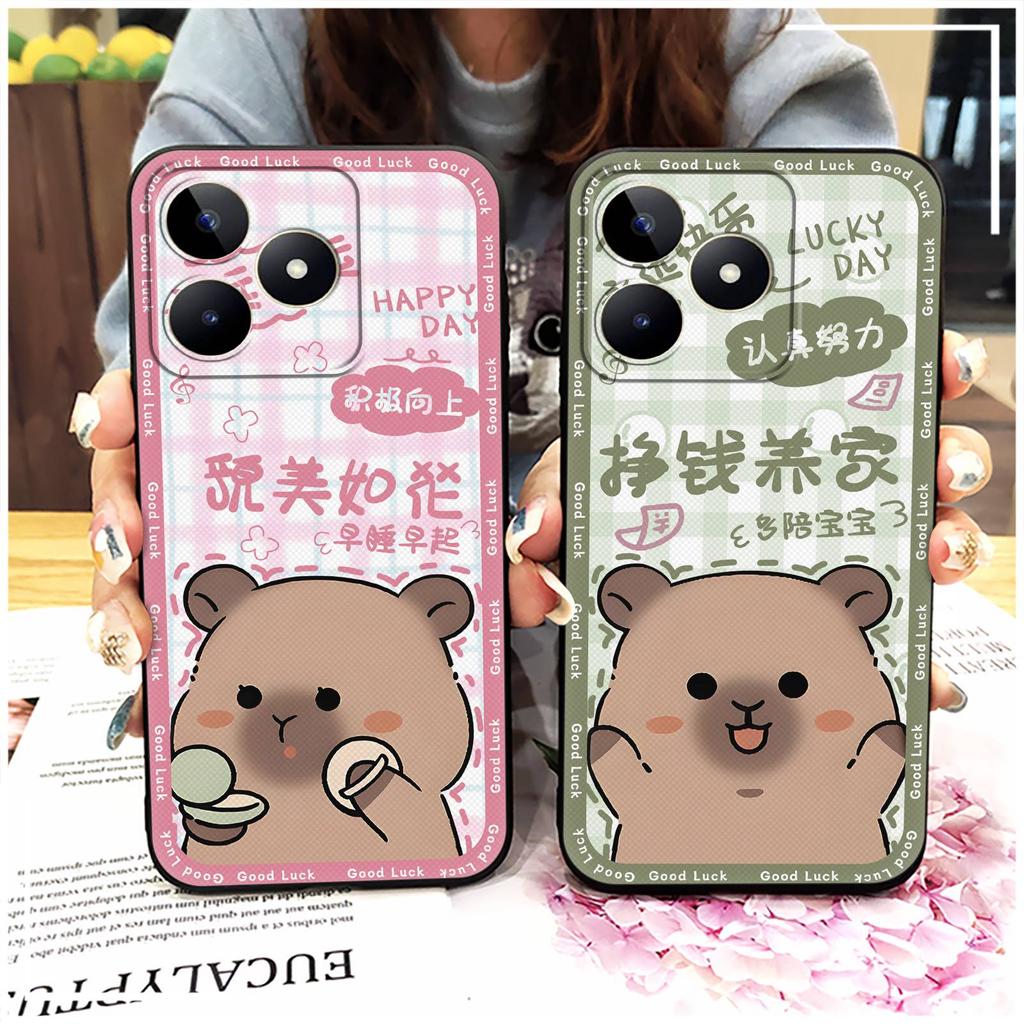 Protective Anti-dust Phone Case For Realme C53/Narzo N53/Note50/C51/C51S TPU Anti-knock Waterproof Phone Pouch Graffiti