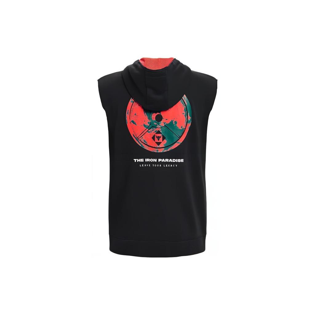 Under Armour Project Rock Sleeveless Hoodie 'Black Multi' Men's 1377434-001