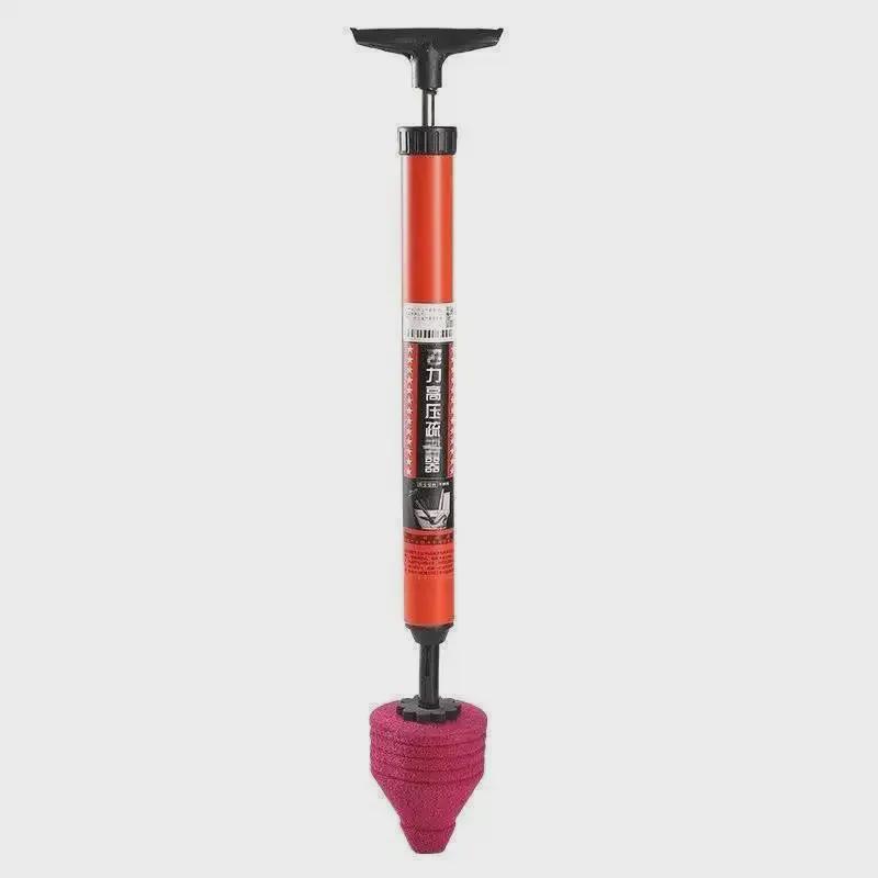 High-Pressure Air Drain Unclogging Tool for Home & Kitchen Toilets