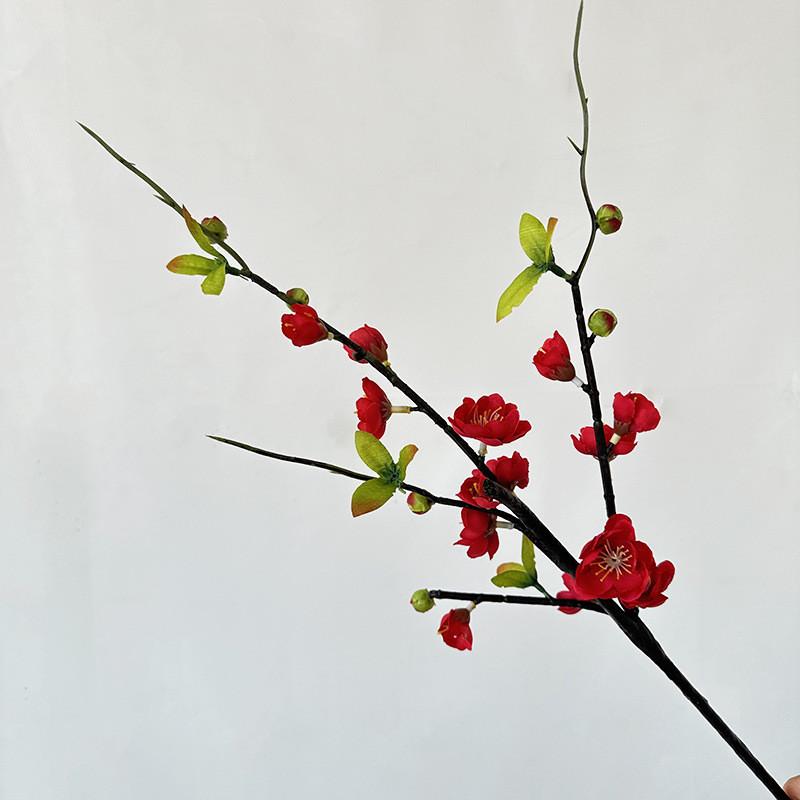 Flower Peach Artificial Blossom Wedding Hotel Restaurant Decoration Desktop