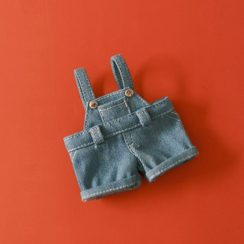 For 17cm Labubu Doll Clothes Fashion Dress Overalls Doll Clothes Color Match Hoodies Dolls Accessories Cute Decoration Little Clothes