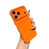 Solid Color Light Column Mobile Phone Case for Apple 17 PROMAX Cute High-end Air Bag Anti-fall Minimalist Style 17