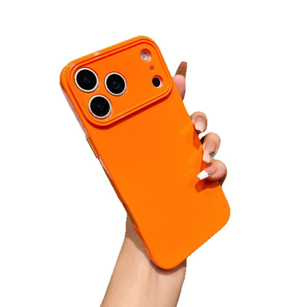 Solid Color Light Column Mobile Phone Case for Apple 17 PROMAX Cute High-end Air Bag Anti-fall Minimalist Style 17