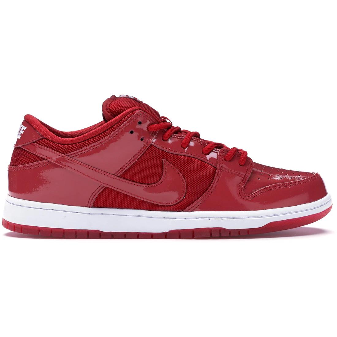 

Sneaker Nike SB Dunk Low Red Patent Leather(304292-616) 44