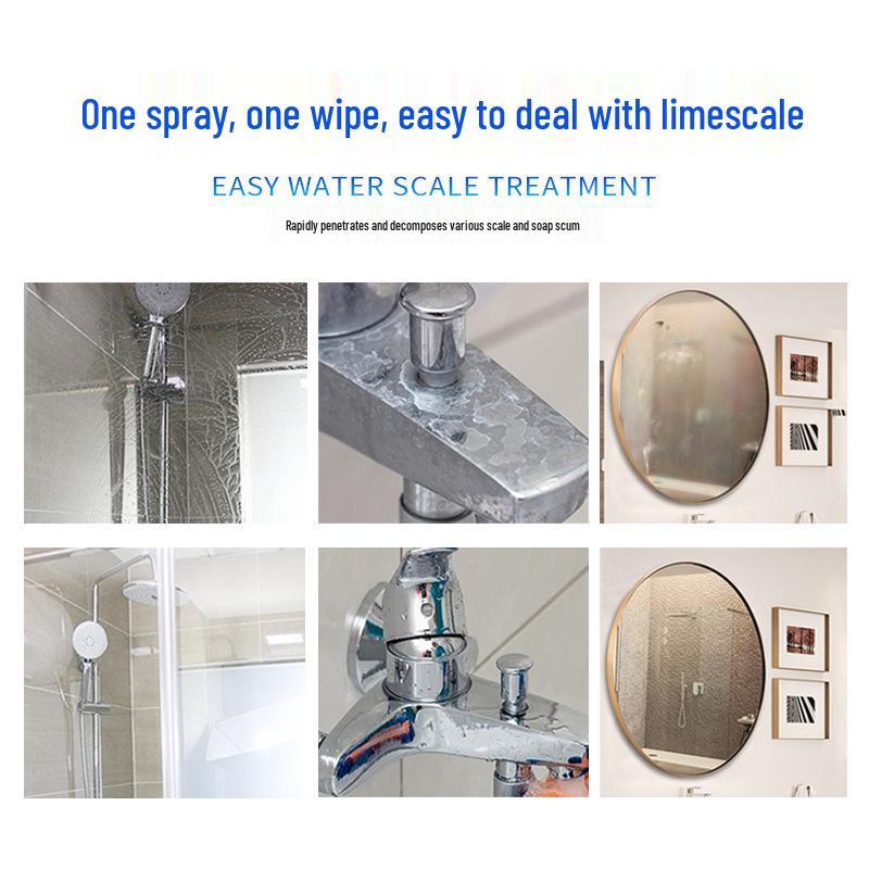 Easy Clean Bright Glass & Tile Foam Cleaner – Shower, Bathroom, and Stain Remover