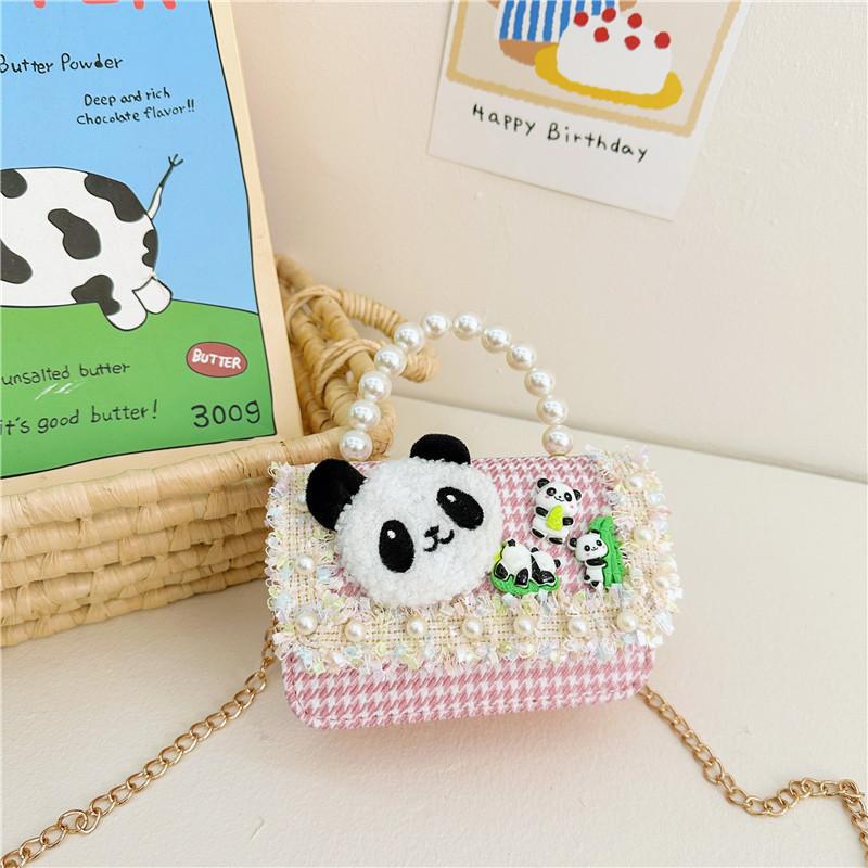 Charming Animal Print Crossbody Bag For Kids With Beaded Elements In Various Colors