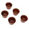 Wooden Tea Cups Handmade Multifunctional Safe Eco Friendly Solid Wood Teacups for Drinking Tea