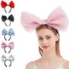 5 Colors New Oversized Three-dimensional Bow Fabric Headband Sweet Cute Hair Clip Girl Exaggerated Hair Accessory Headwear
